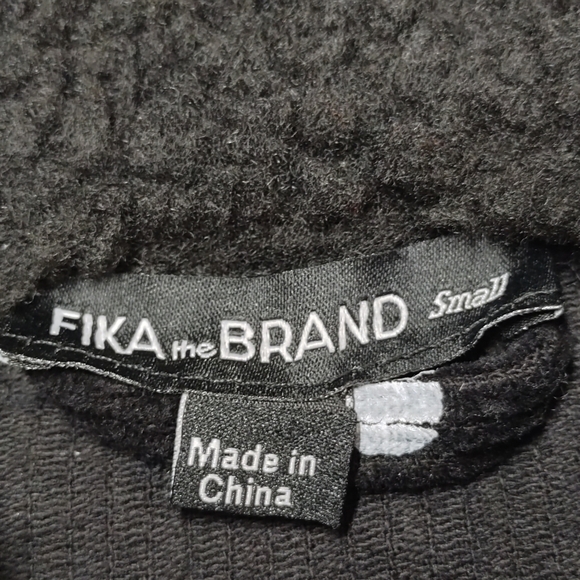 Fika the Brand Women's Black White Corduroy Polka Dot Cropped Jacket Siz… - Picture 9 of 10